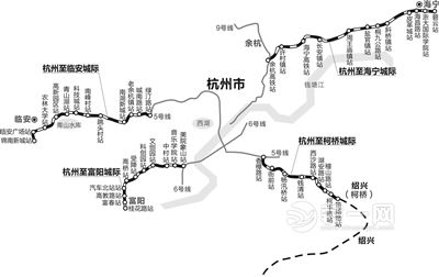 杭富/杭临/杭海/杭绍4条城际铁路 建设进程最新出炉